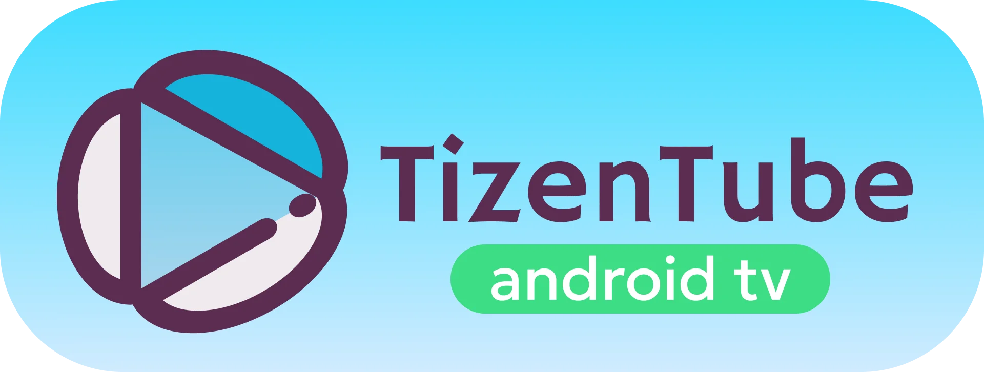 Banner resmi TizenTube Cobalt untuk Android TV